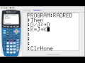 Video #3 - Creating a Radical Reducing Program on the TI-84