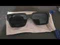 Louis Vuitton Millionaire 1.1 sunglass size comparison : E vs W.