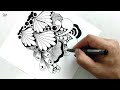 73 # 100 days of tangling | zentangle 100 day challenge | zentangle doodle art | zentangle art