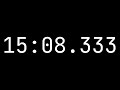 Countdown timer 30 minutes, 26 seconds [30:26.000] - White on black with milliseconds
