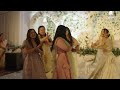 Ramesh and Asha wedding reception siblings performance