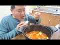 #60줄 1인가구 저녁밥상 1일알바 마치고 허기진 배를 두부김치찌개로 채운다#