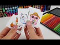 HOW TO MAKE STICKERS ✨️STEP BY STEP✨️! (without baking paper)