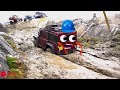 Tatra 4X4, 8X8 Trucks Cross Muddy Terrain - Off Road Truck Mud Race | Woa Doodles Funny Videos