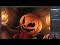 Halloween speedpaint- The Pumpkin king- (Nightmare before Christmas)