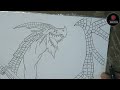 How To Draw Natsu and Igneel ??? | How I Draw | Anime Draw | Easy To Draw | FAIRY TAIL