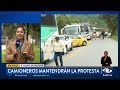 ¿Cuál es el impacto de los bloqueos que adelantan camioneros en Nariño?