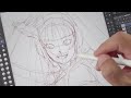 iPad  CLIP STUDIO PAINT : 敬礼　キャラクタースケッチ