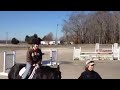 Luke's first horseback lesson