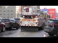 FDNY Battalion 43 and Tower Ladder 161 get toned to the same run