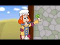 Frieda finds a clover (animation)