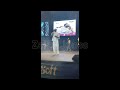 Baba Harare signature dance with Minister Micheal Mahendere on stage