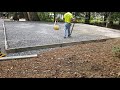 How To Form A 30' X 28' Concrete Slab - Garage Slab