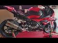 S1000RR 2023 cold start BT-Moto stage 2, full Ti Akropovic evolution