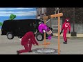 Team 5 Superheroes Pro | SPIDER-MAN Shark rescue 3 Baby Spider Family Attack Joker, Venom, Hulk