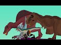Dinosaurs in armor vs Evolved Hybrid dinosaur / Jurassic World: Dinosaur battle Series
