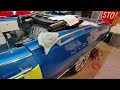 pt11 AC Install 1964 Chevelle | Wiring the rear of the car, laying back in the carpeting