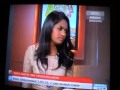 Deviyah Daranee ( Miss Earth Malaysia 2012 ) LIVE on Astro Awani