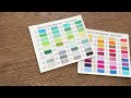 Swatch with me. | ASMR | Ohuhu 72 Color Marker Set