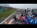 PF International X30 Junior kart laps with GoPro Hero 5 gauges