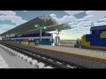 Minecraft CSX Rams COASTER Train Crash Animation