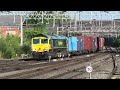 FOUR x Powercars, Class 68 ACCELERATING Hard, TRACTOR & Very LOUD Voyager Tones! Stafford 17/07/24