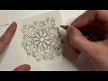 ZENTANGLE - kreative Entspannung in 20 Minuten.