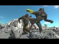 Kong rescue Suko and together beat down Skar King + Beast Titan