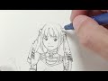 MUJI A5note Drawing　無印良品 A5スリムノートにお絵描き