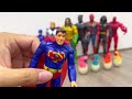 [synthetic]Spiderman toys collection, review spiderman,unboxing superman, super hero, ironman,batman