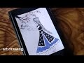 How to draw a sweet girl with bird scenery step by step#artdrawing#trending #youtubevideo#pencilskit