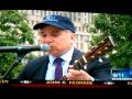 Paul Simon Sound of silence at Ground Zero 9-11 Memorial
