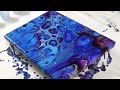 WATERFALL OPEN CUP GALAXY - Acrylic Pouring and Fluid Art for Therapy