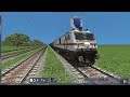 High Speed 160kmph WAP7 + LHB ACTION at Faridabad!! Railworks Indian Railways