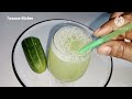 Drink Refreshing Cucumber Juice For Rehydration
