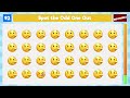 Spot the Odd One Out Emojis (100 Emoji Puzzles)