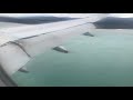 Windy Jet landing, WGTN, New Zealand