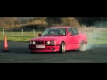 ROB NICKLIN DRIFTING IN A BMW E34 535 SPORT, DWYB - SANTA POD - 24/11/10