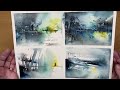 Atmospheric Abstract Watercolour Painting Ideas