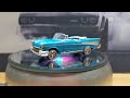 Music returns! Johnny Lightning showcase No. 14, 1957 Chevy Bel-Air convertible.