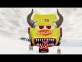 Epic Escape From The Lightning McQueen Lizard Eater, Megahorn, Car Eater, Bus Eater |BeamNG.Drive