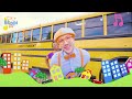 Wheels on the Bus! 🚌 |  Blippi 🔍 | Kids Learning Videos! | Exploring and Learning