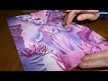Process Video ~ Watercoloring Singing Mother Nature ~ Soft Spoken Voice Over