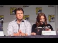 Nathan Fillion and Stana Katic reads a page of a Rick Castle Book [RUS subtitles]