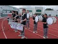 Glendora HS Drumline Battery in the Lot Monrovia 3/5/23