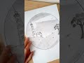 Easy Circle Drawing/Circle Drawing /Landscape Drawing/Step by Step.