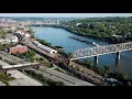 Drone Tour of the CSX Queensgate Yard in Cincinnati, Ohio