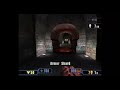 Dark Mistress vs Krusade(Hardcore) shotgun battle in The House of Decay. Quake 3 PAL PS2 PCSX2