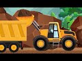 The Bear's Construction: Gold mining - Use Drill, Excavator, Dump Truck, gold Filter