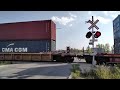 CN Train Crossing Bournais Dr (8/ 28/ 23)